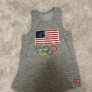 Gray USA Olympic Muscle Tee